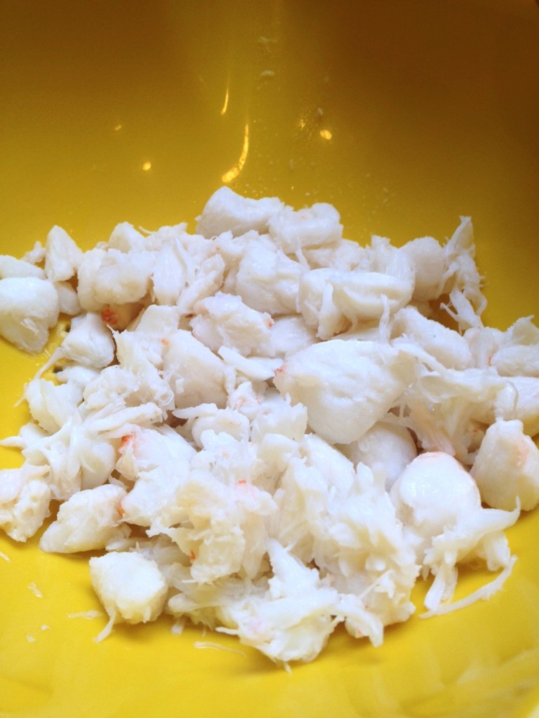 Beautiful lump crab takes center stage in this recipe.  
