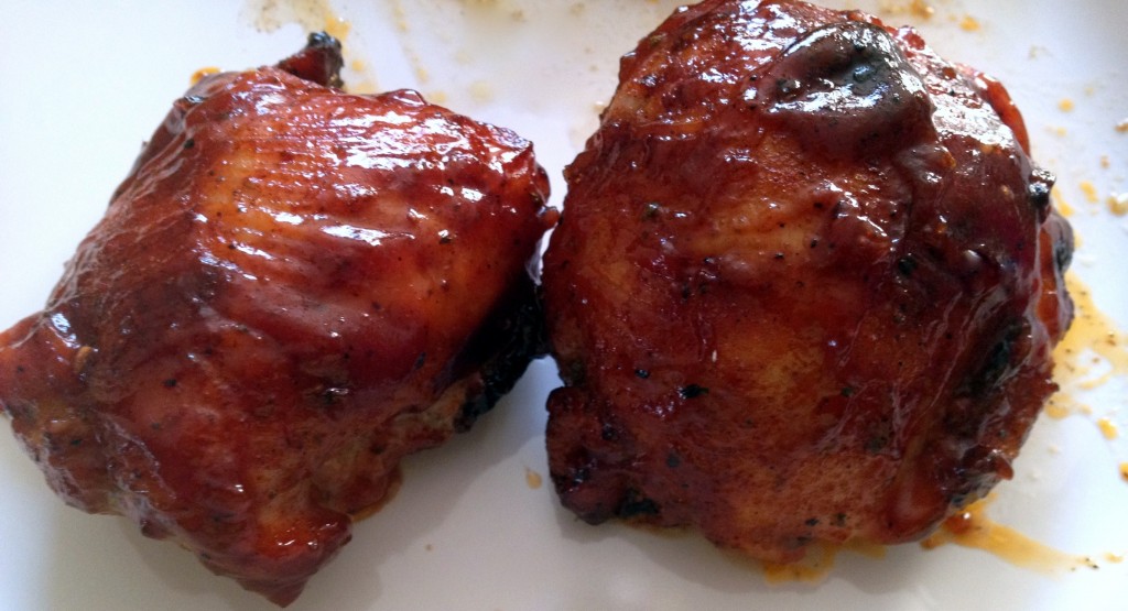 Grilled BBQ chicken - recipe here: http://bit.ly/ZIhkXH