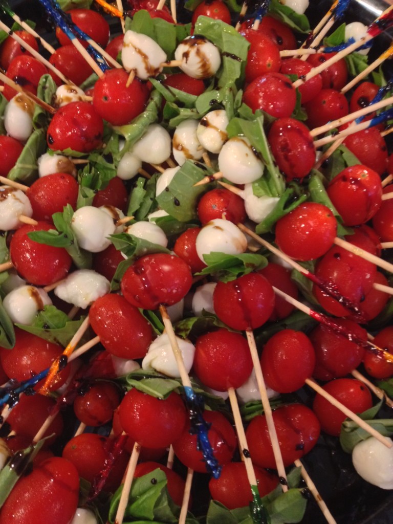 Savor the season all year long, by freezing fresh herbs, like the basil used in these Caprese Salad Skewers to use in soups, stews, sauces and more all winter long!