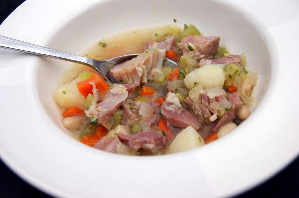 Ham, Bean and Potato Soup