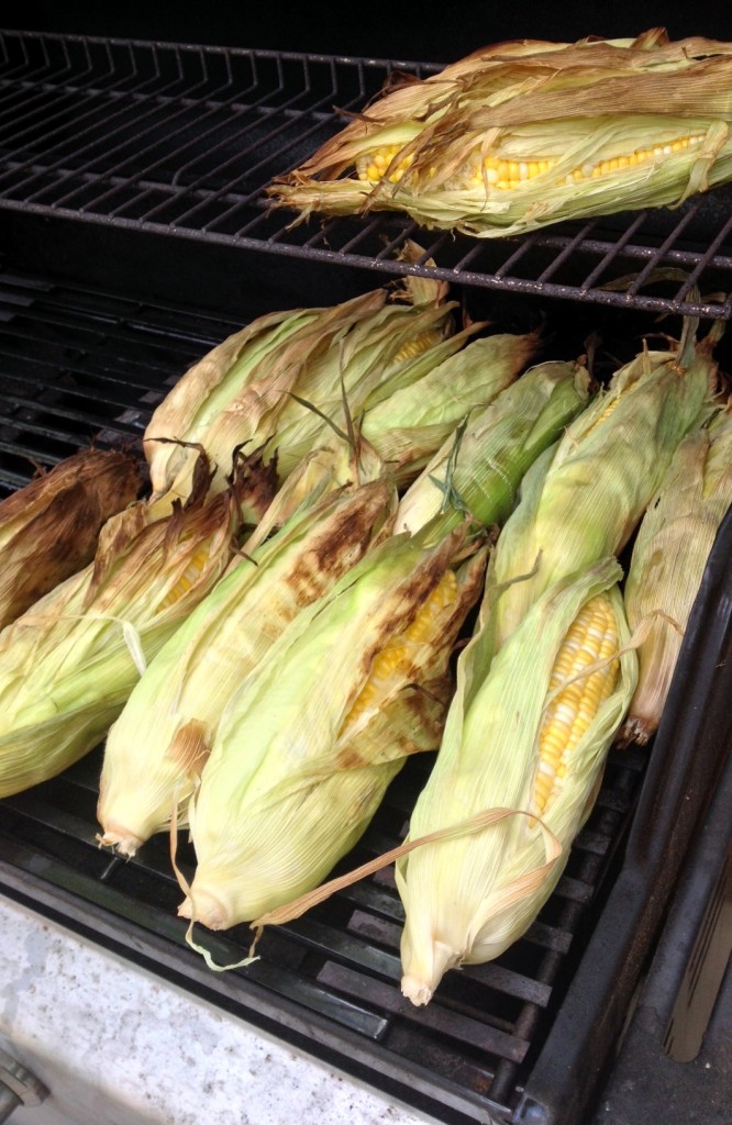 Grilled in Husk Corn on the Cob